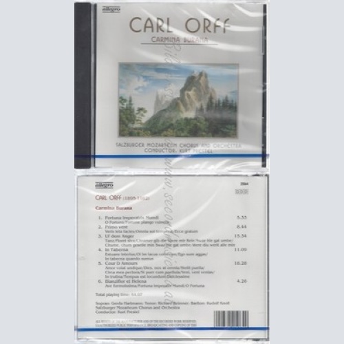 CD--NM-SEALED-VARIOUS UND CARL ORFF -KOMPONIST- -2000- -- ORFF: CARMINA BURANA