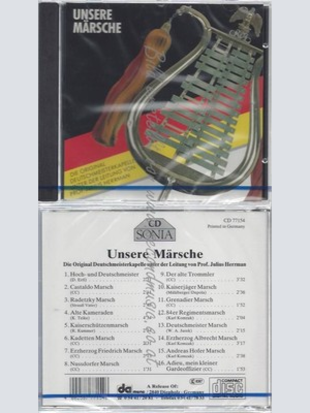 CD-NM-SEALED-VARIOUS -1990- -- UNSERE DEUTSCHEN MÄRSCHE