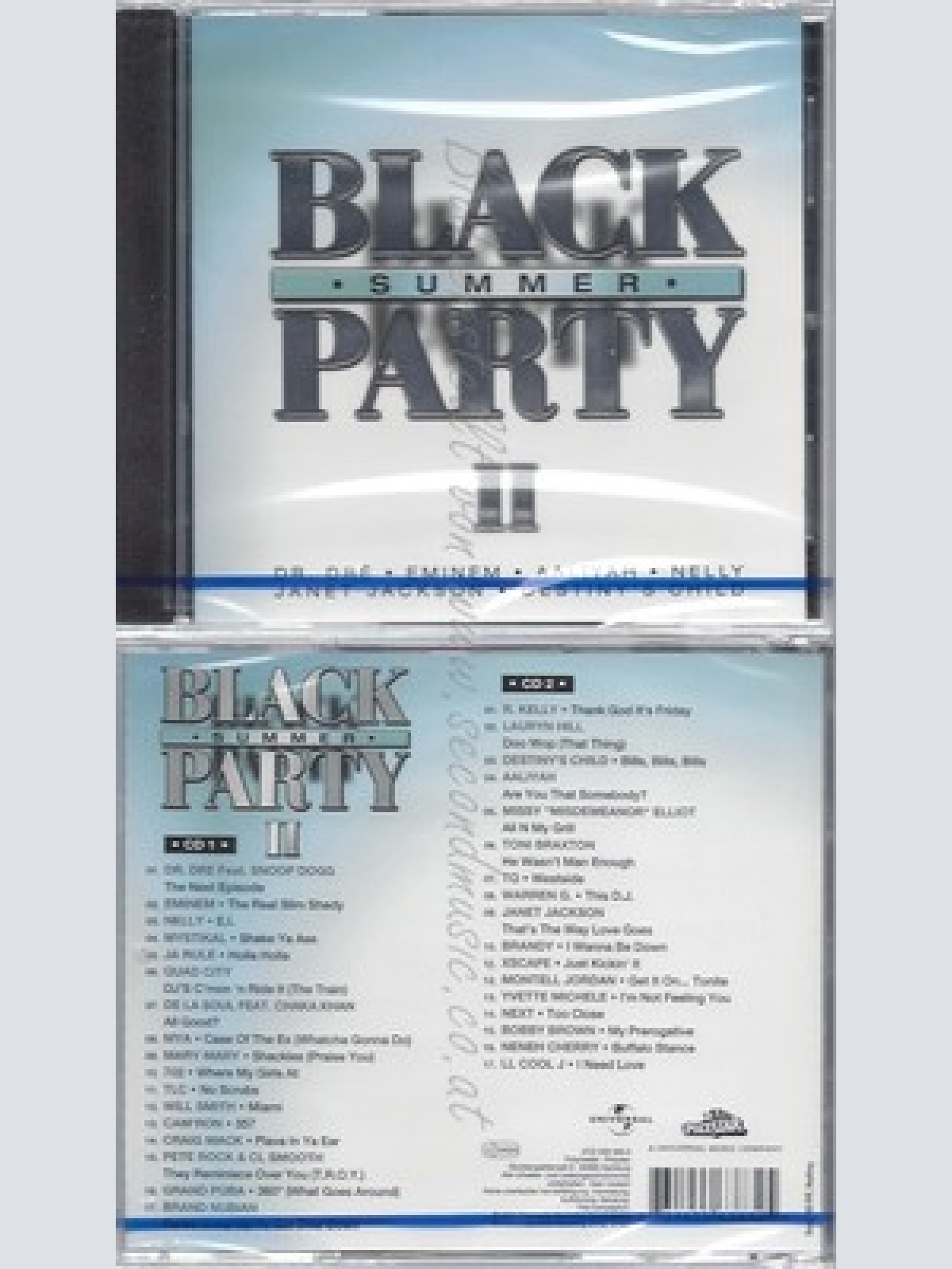 CD--NM-SEALED-VARIOUS -2001- - DOPPEL-CD -- BLACK SUMMER PARTY II