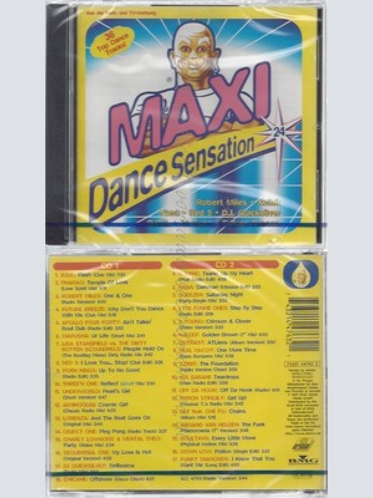 CD--NM-SEALED-VARIOUS ARTISTS -1997- - DOPPEL-CD -- MAXI DANCE SENSATION 24