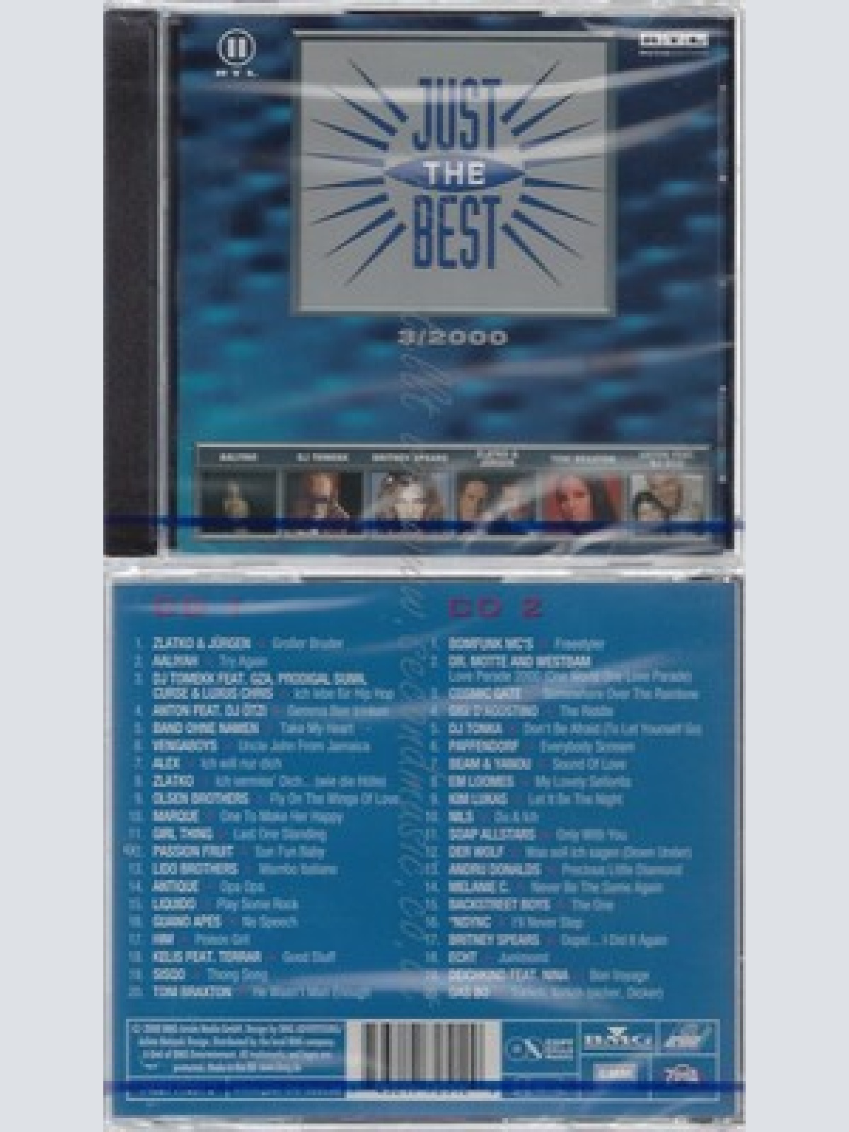 CD--NM-SEALED-VARIOUS -2000- - DOPPEL-CD -- JUST THE BEST 2000 VOL. 3