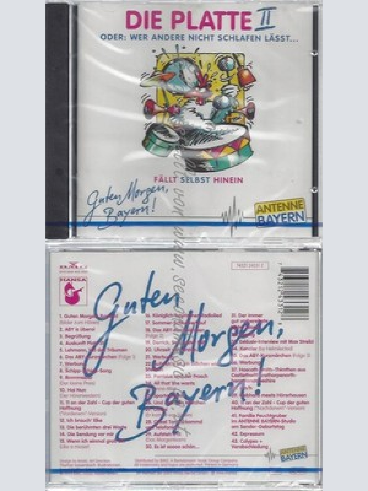 CD-NM-SEALED-VARIOUS -- DIE PLATTE 2 -ANTENNE BAYERN-: WER ANDERE NICHT SCHLAFEN