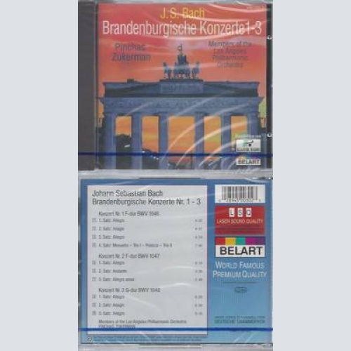 CD--NM-SEALED--J S BACH--BRANDENBURGISCHE KONZERTE 1-3