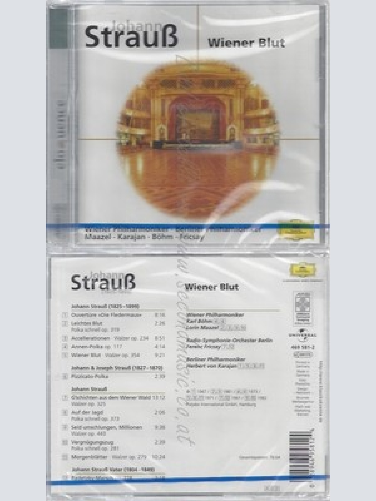 CD--NM-SEALED-BÖHM, KARAJAN, MAAZEL UND WP -2000- -- WIENERBLUT U.A.