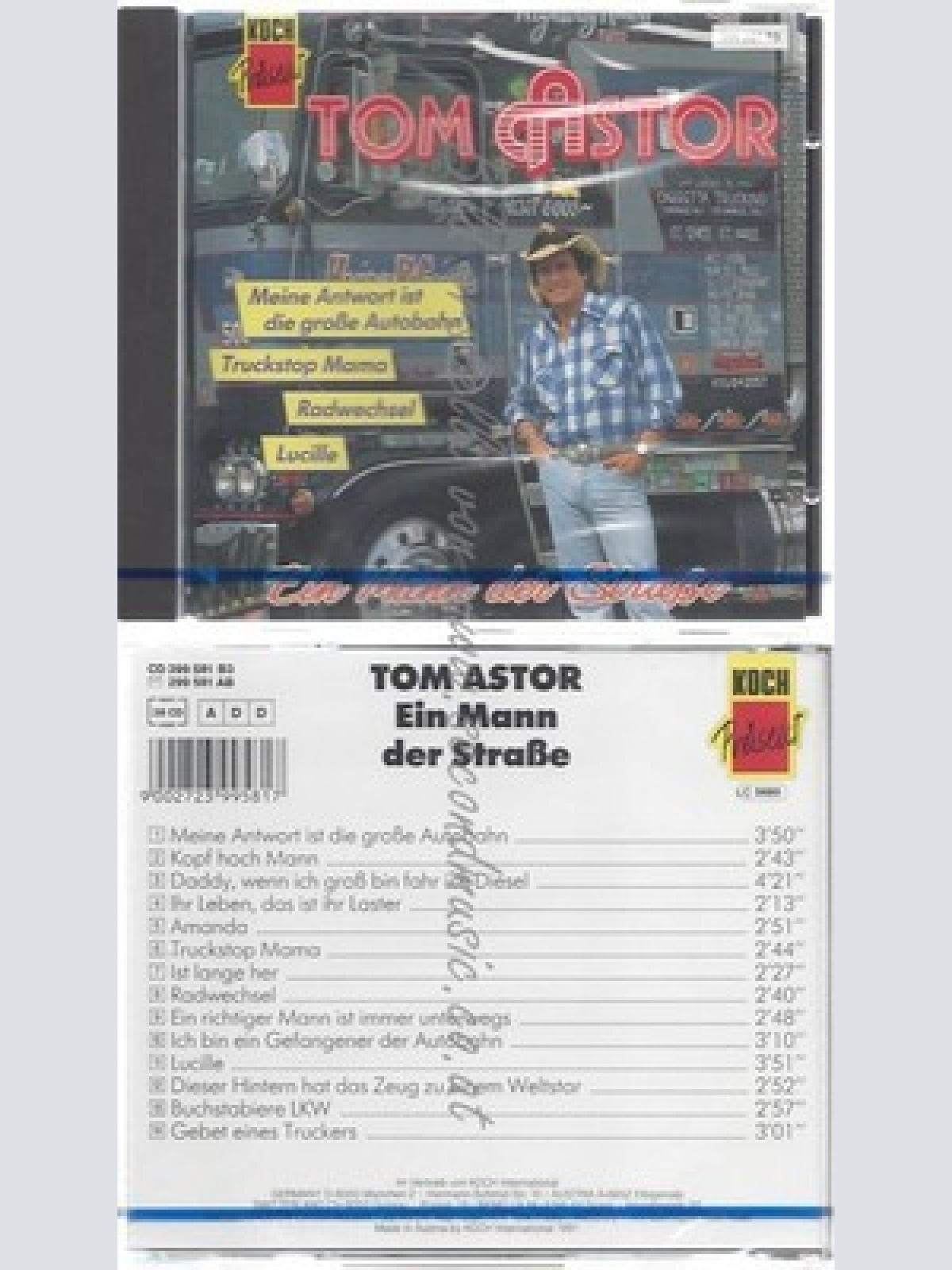 CD-NM-SEALED-TOM ASTOR -1991- -- EIN MANN DER STRASSE