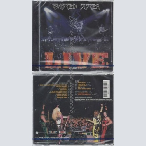 CD-NM-SEALED-TWISTED SISTER -1998- - DOPPEL-CD -- LIVE AT HAMMERSMITH