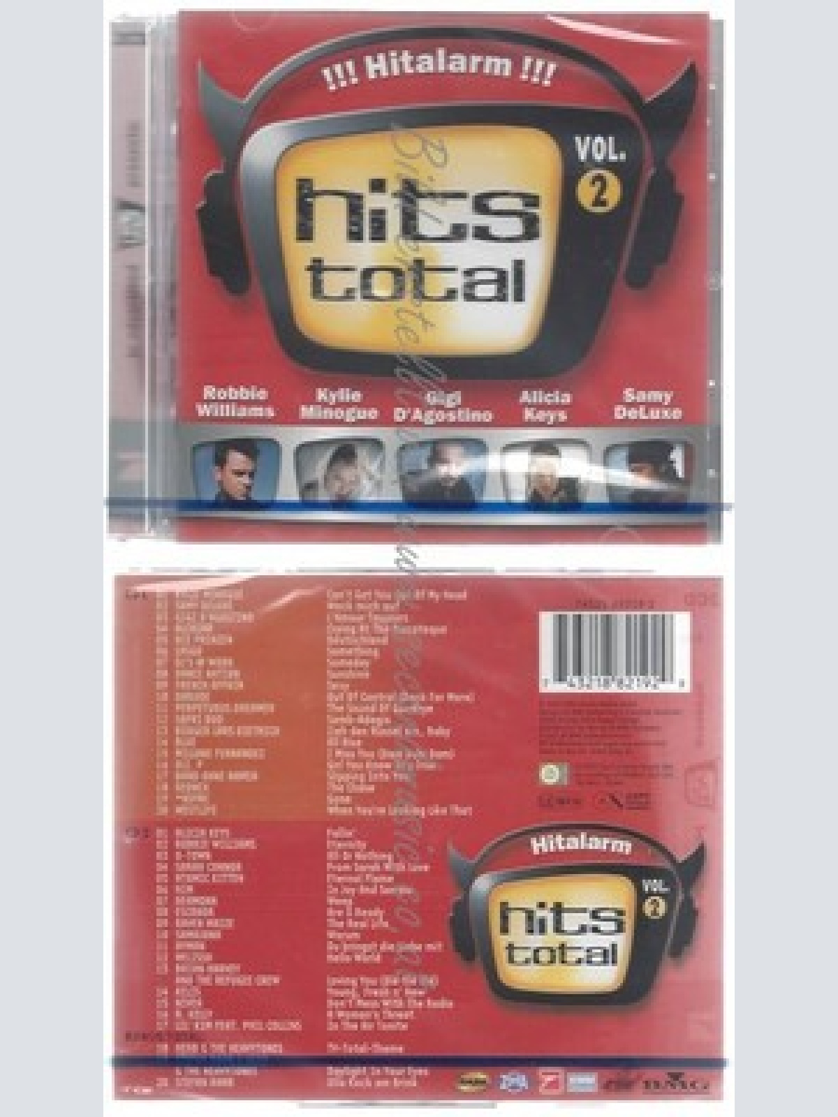 CD-NM-SEALED-VARIOUS -2001- - DOPPEL-CD -- HITS TOTAL VOL.2