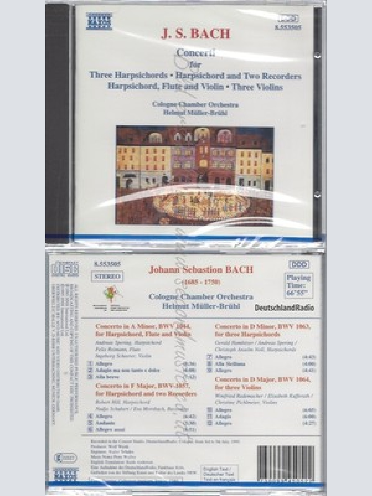 CD--NM-SEALED-VARIOUS, MÜLLER-BRÜHL UND JOHANN SEBASTIAN BACH -KOMPONIST- -1996