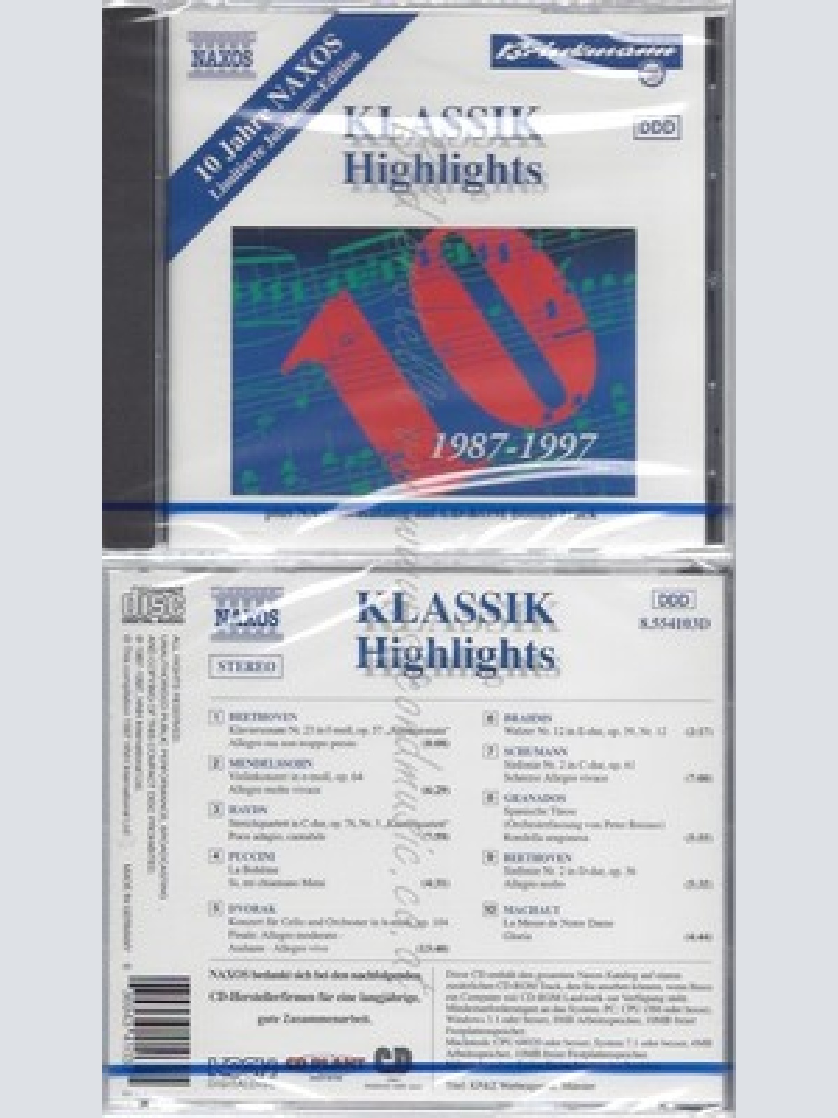 CD--NM-SEALED-VARIOUS -2009- -- KLASSIK HIGHLIGHTS -10 JAHRE NAXOS-