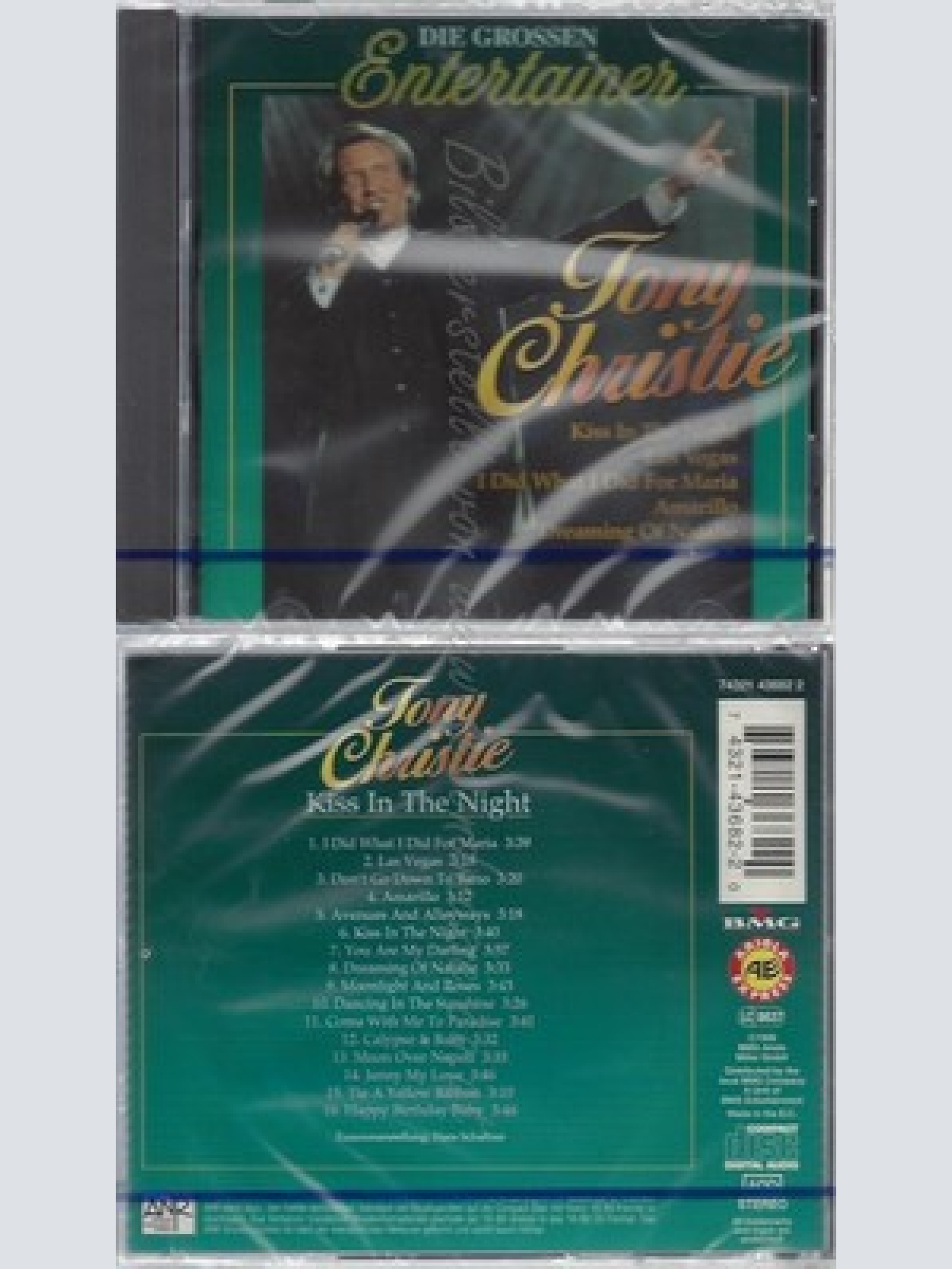 CD--NM-SEALED-TONY CHRISTIE -1997- -- KISS IN THE NIGHT