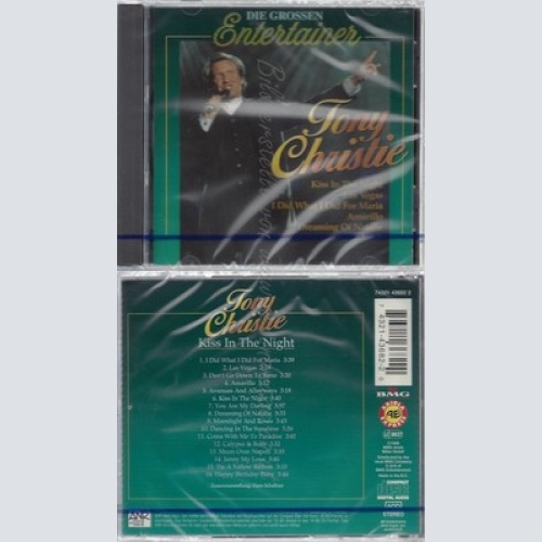 CD--NM-SEALED-TONY CHRISTIE -1997- -- KISS IN THE NIGHT