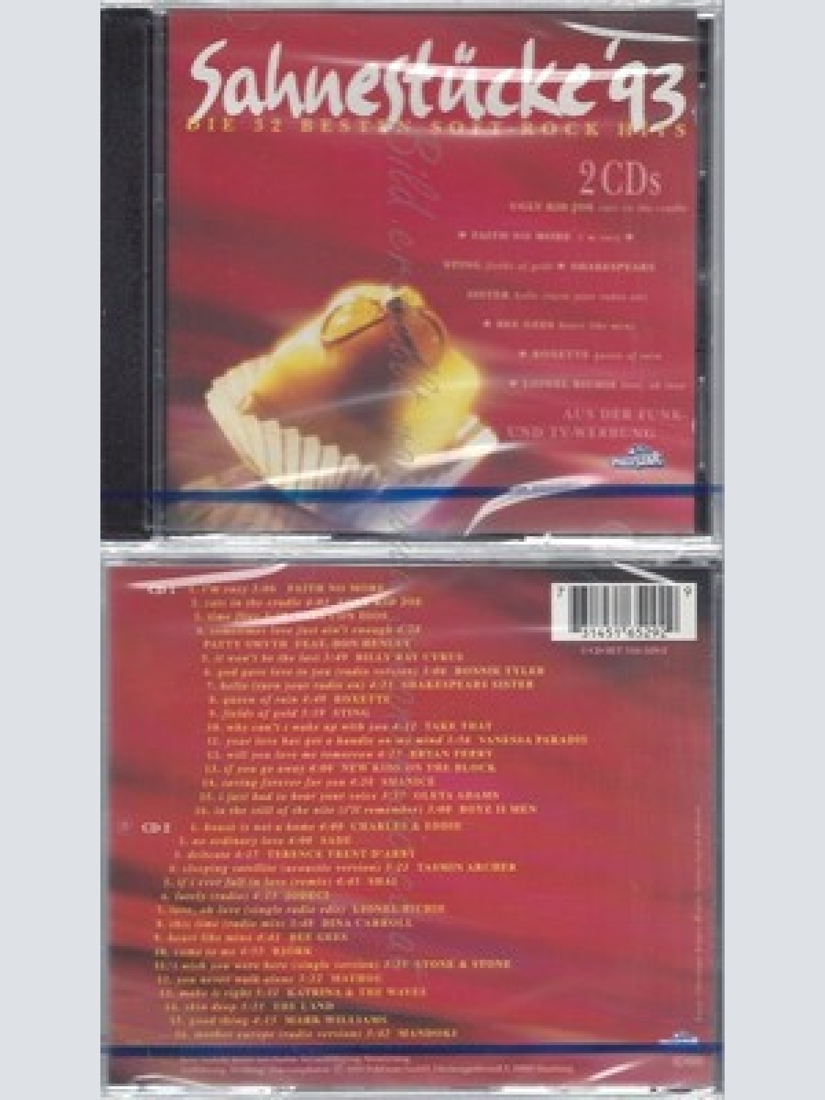 CD--NM-SEALED-SAHNESTÜCKE '93-DIE 32 BESTEN SOFT-ROCK HITS -- UGLY KID JOE, FAI