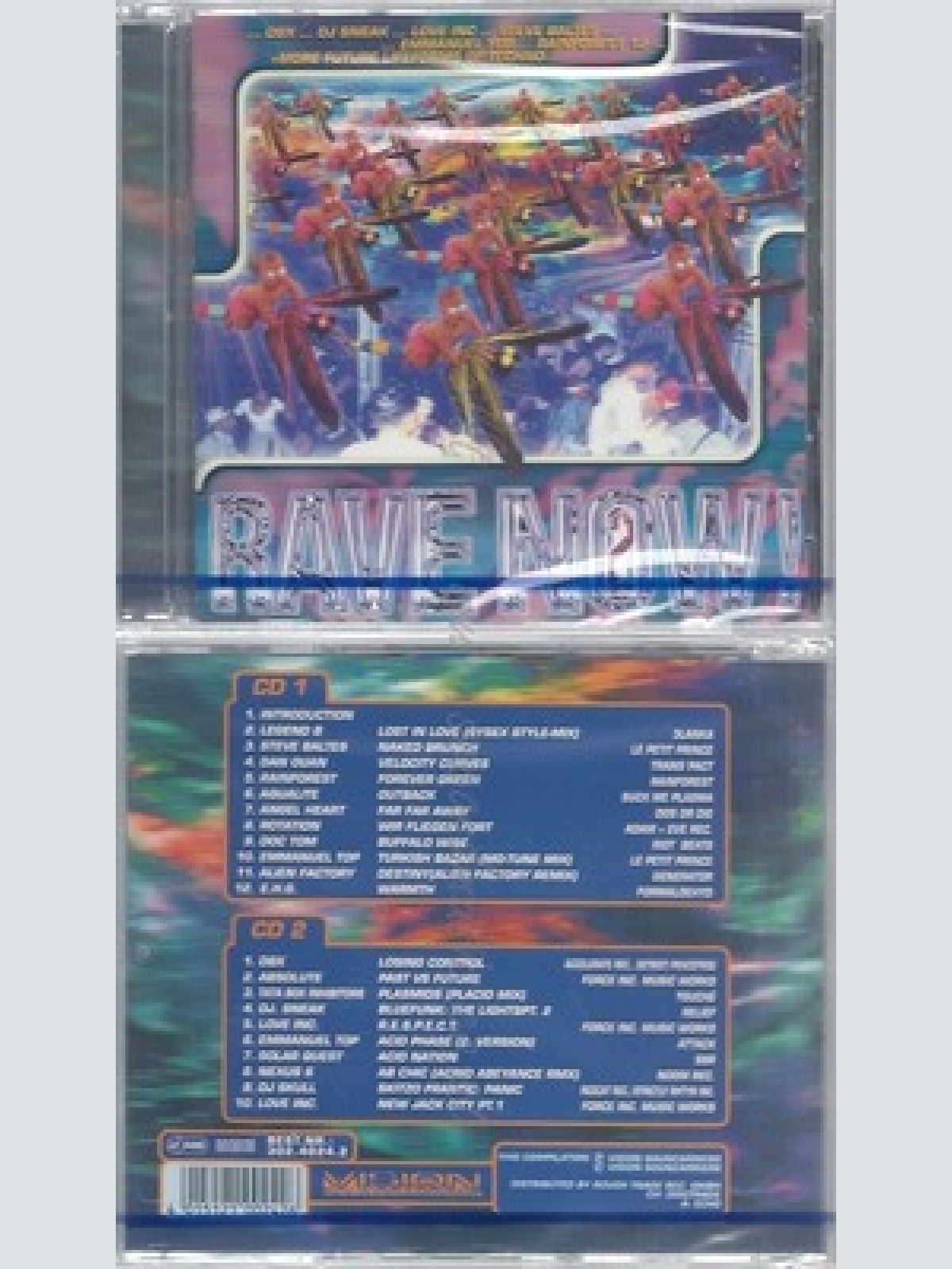 CD--NM-SEALED-VARIOUS -1994- - DOPPEL-CD -- RAVE NOW!VOL.2
