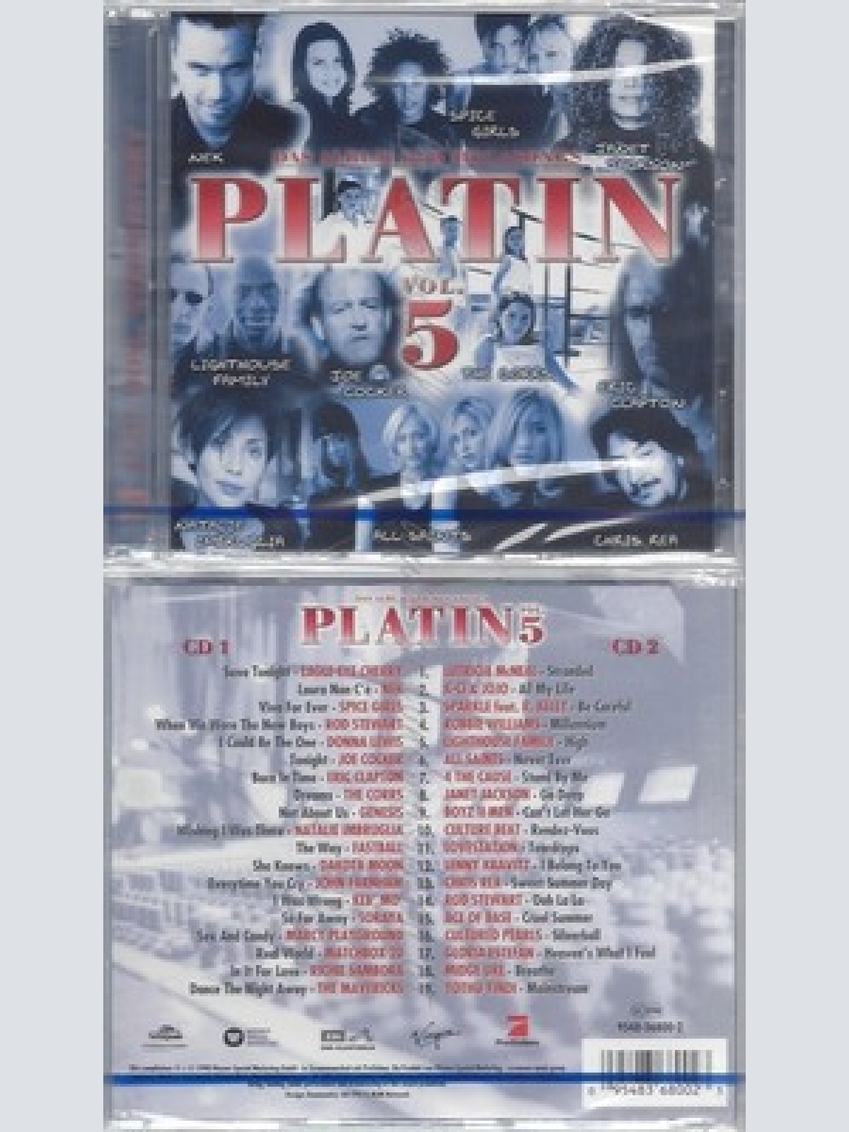 CD--NM-SEALED-VARIOUS -1998- - DOPPEL-CD -- PLATIN VOL. 5