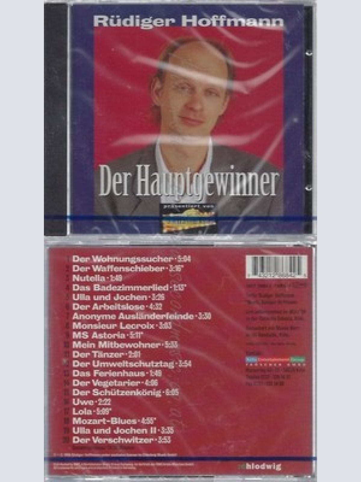 CD--NM-SEALED-RUDIGER HOFFMANN -1995- -- DER HAUPTGEWINNER