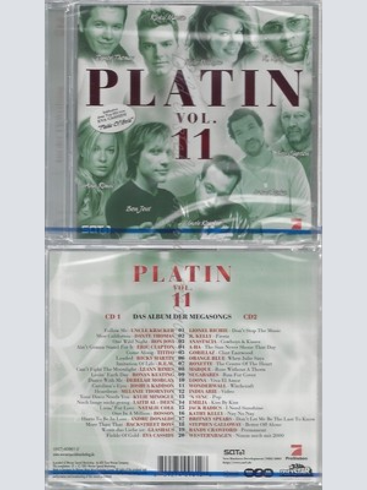 CD--NM-SEALED-VARIOUS -2001- - DOPPEL-CD -- PLATIN VOL. 11