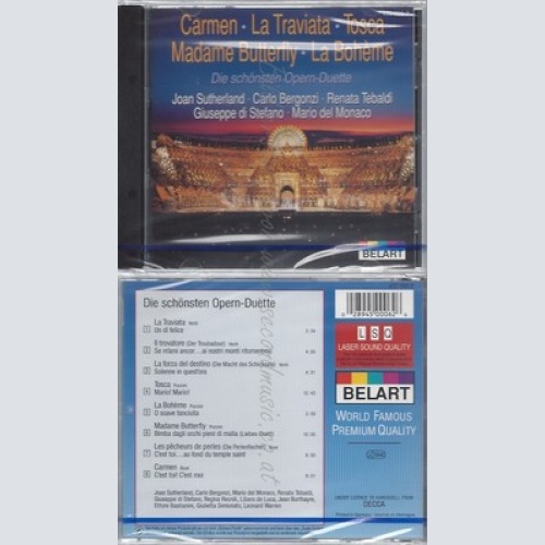 CD--NM-SEALED-SUTHERLAND, BERGONZI, TEBALDI UND VERDI -KOMPONIST- -1993- -- DIE