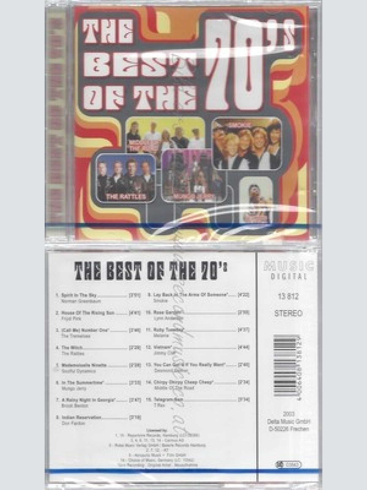 CD--NM-SEALED-VARIOUS -2008- -- THE BEST OF THE 70'S