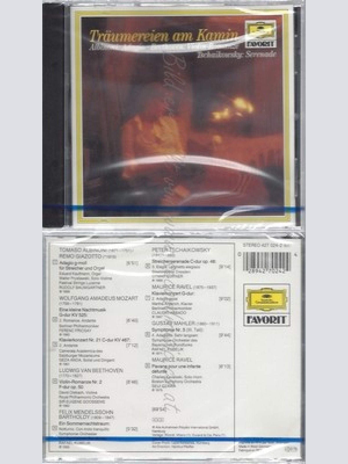 CD--NM-SEALED-VARIOUS, ALBINONI -KOMPONIST-, MOZART UND RAVEL -1988- -- TRÄUMER