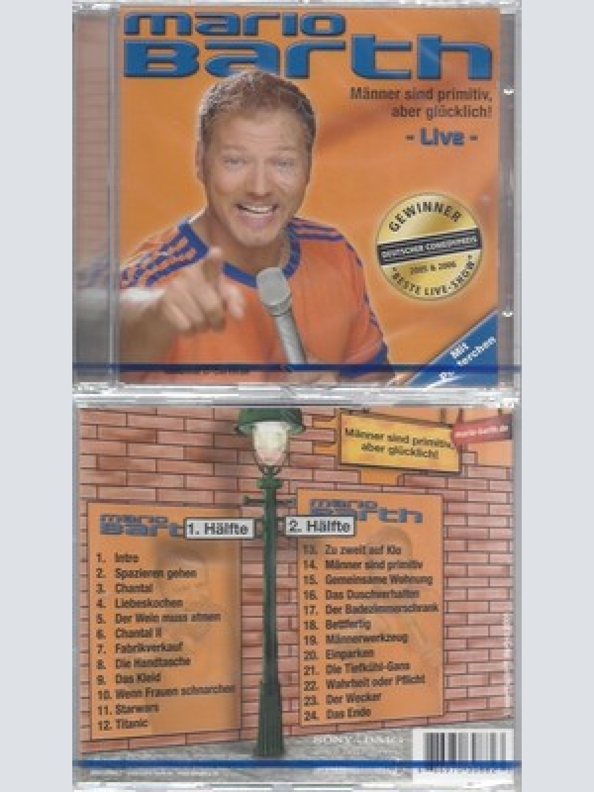 CD--NM-SEALED-MARIO BARTH -2006- -- MÄNNER SIND PRIMITIV, ABER GLÜCKLICH!