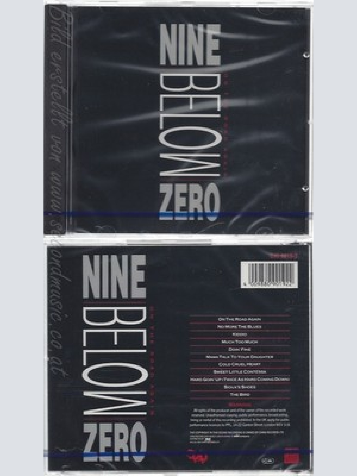 CD--NM-SEALED-NINE BELOW ZERO -- ON THE ROAD AGAIN -1991-