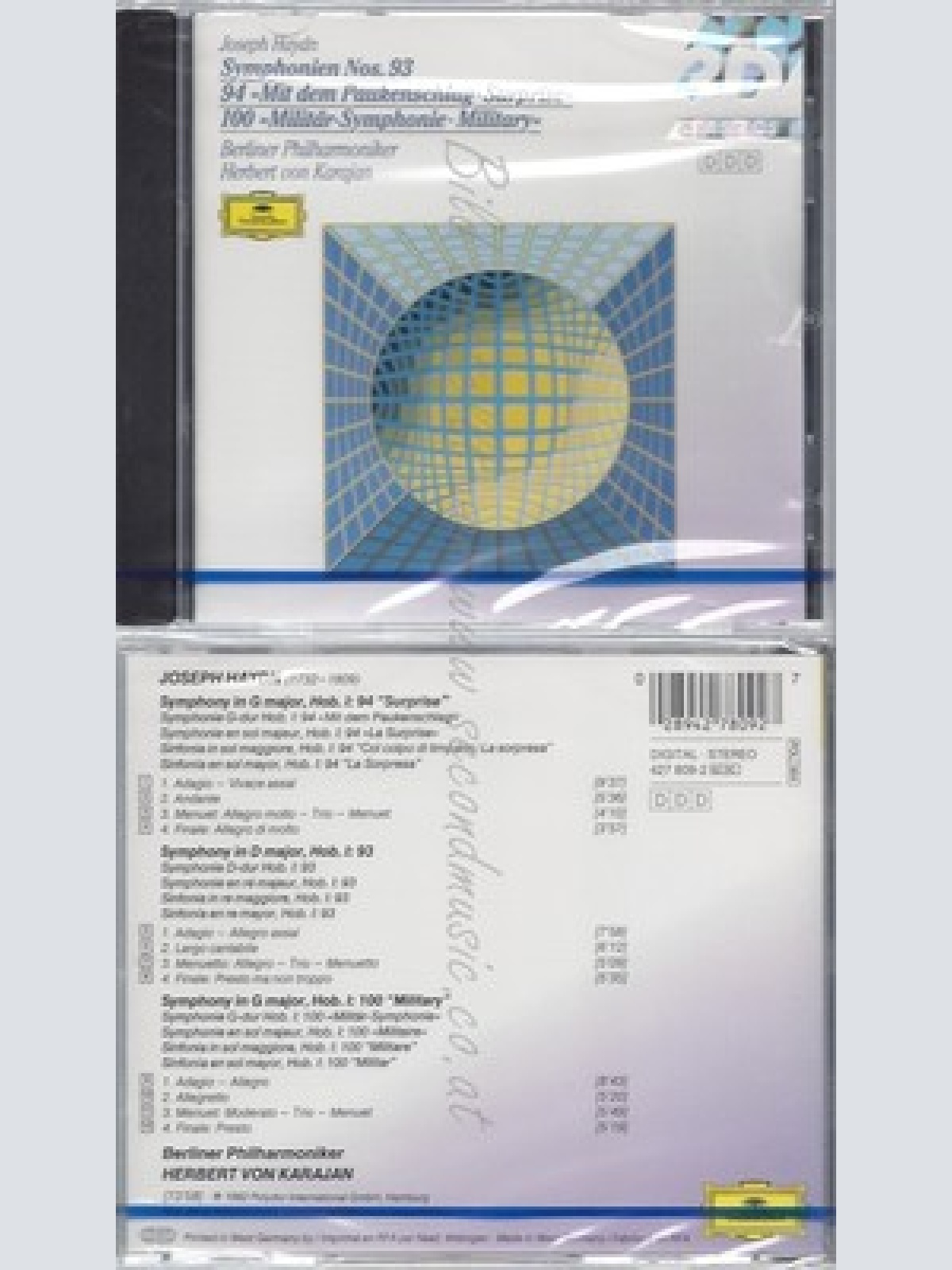 CD--NM-SEALED-KARAJAN, BP UND JOSEPH HAYDN -KOMPONIST- -1989- -- SINFONIEN 93,9