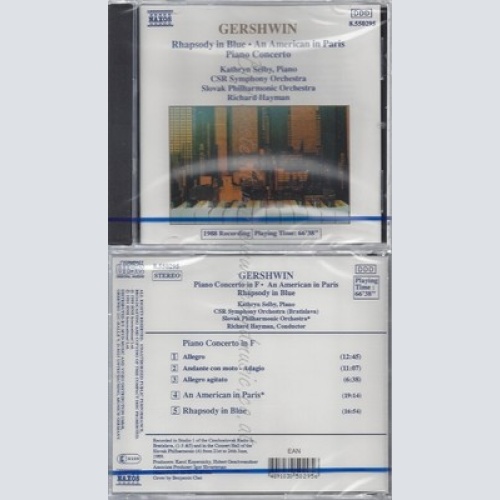 CD--NM-SEALED-SELBY, HAYMAN, SLOW.PHIL.ORCH. UND GEORGE GERSHWIN -KOMPONIST- -1