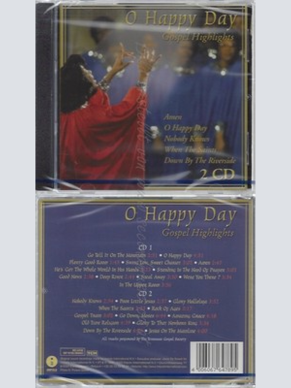 CD--NM-SEALED-THE TENNESSEE GOSPEL SOCIETY -- O HAPPY DAY - GOSPEL HIGHLIGHTS -