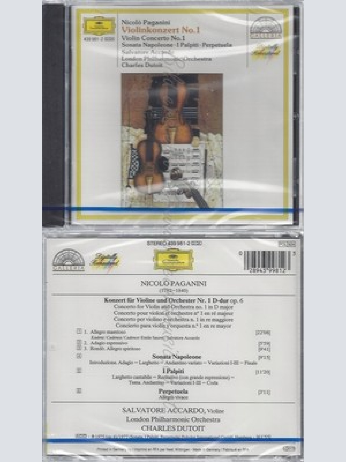 CD--NM-SEALED-SALVATORE ACCARDO, CHARLES DUTOIT, LSO UND NICCOLO PAGANINI -KOMP