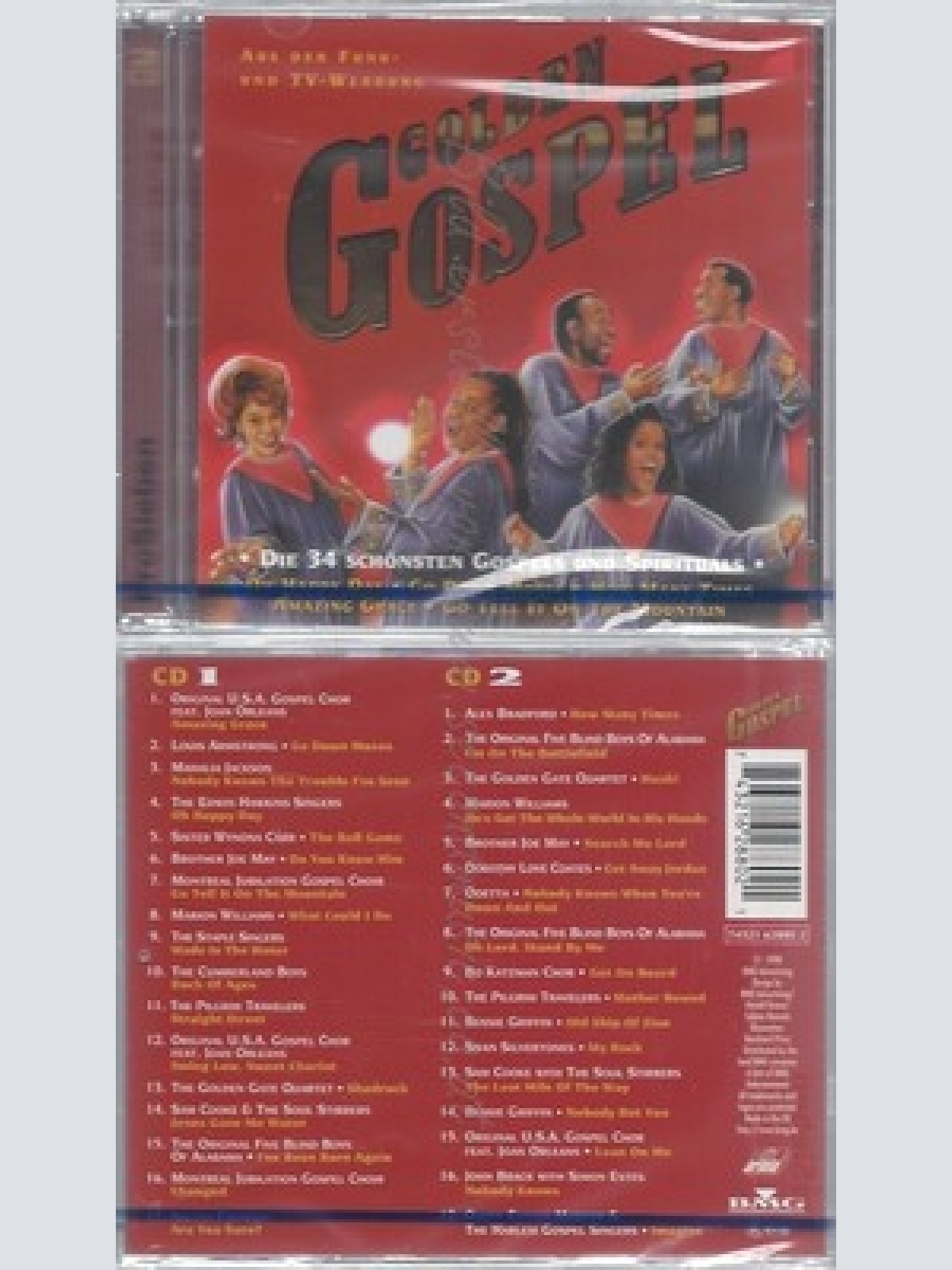 CD--NM-SEALED-VARIOUS -1998- - DOPPEL-CD -- GOLDEN GOSPEL '98