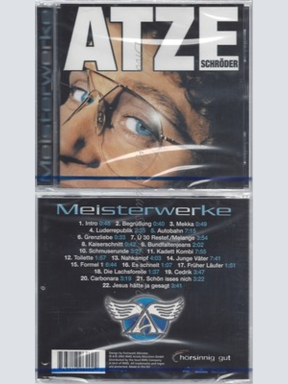 CD--NM-SEALED-ATZE SCHRÖDER -2002- -- MEISTERWERKE