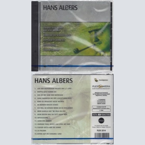 CD--NM-SEALED-HANS ALBERS -2004- -- PORTRAIT-NOSTALGIESTARS