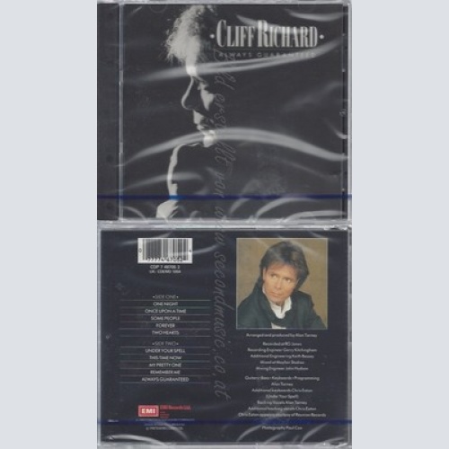 CD--NM-SEALED-CLIFF RICHARD -1987- -- ALWAYS GUARANTEED