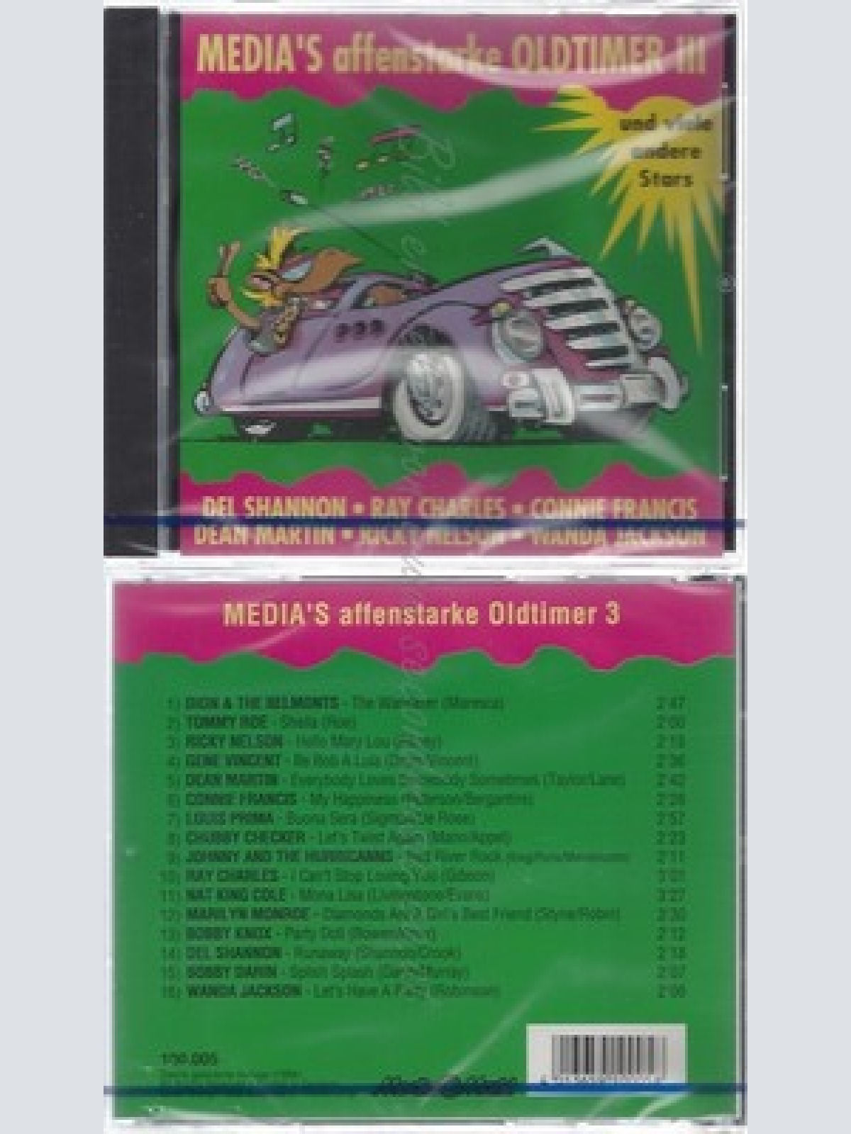 CD--NM-SEALED-DIVERSE -- MEDIA'S AFFENSTARKE OLDTIMER 3 -U.A. MIT DION, RAY CHA