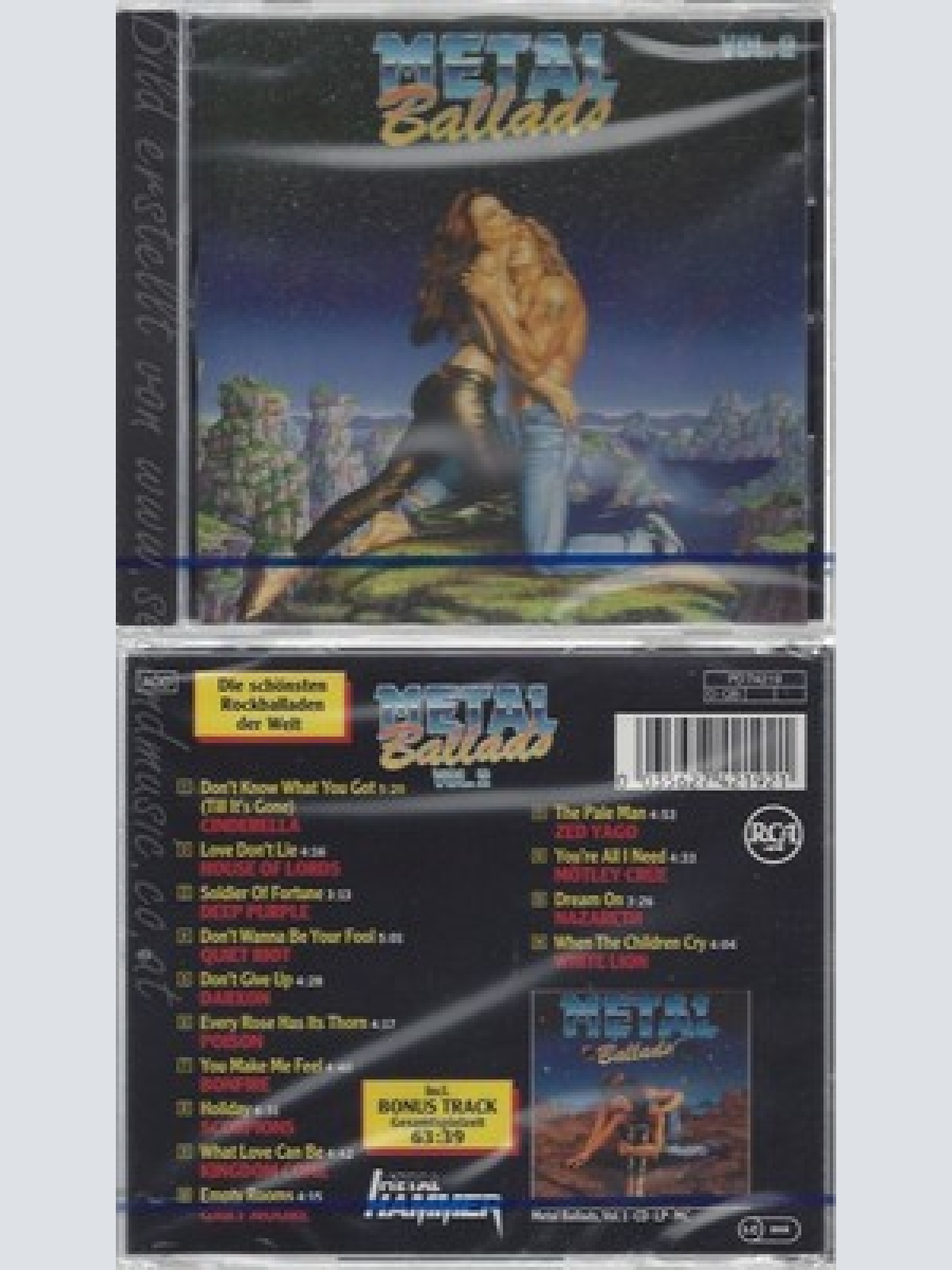 CD--NM-SEALED-CINDERELLA, HOUSE OF LORDS, DEEP PURPLE UND QUIET RIOT -1989- --