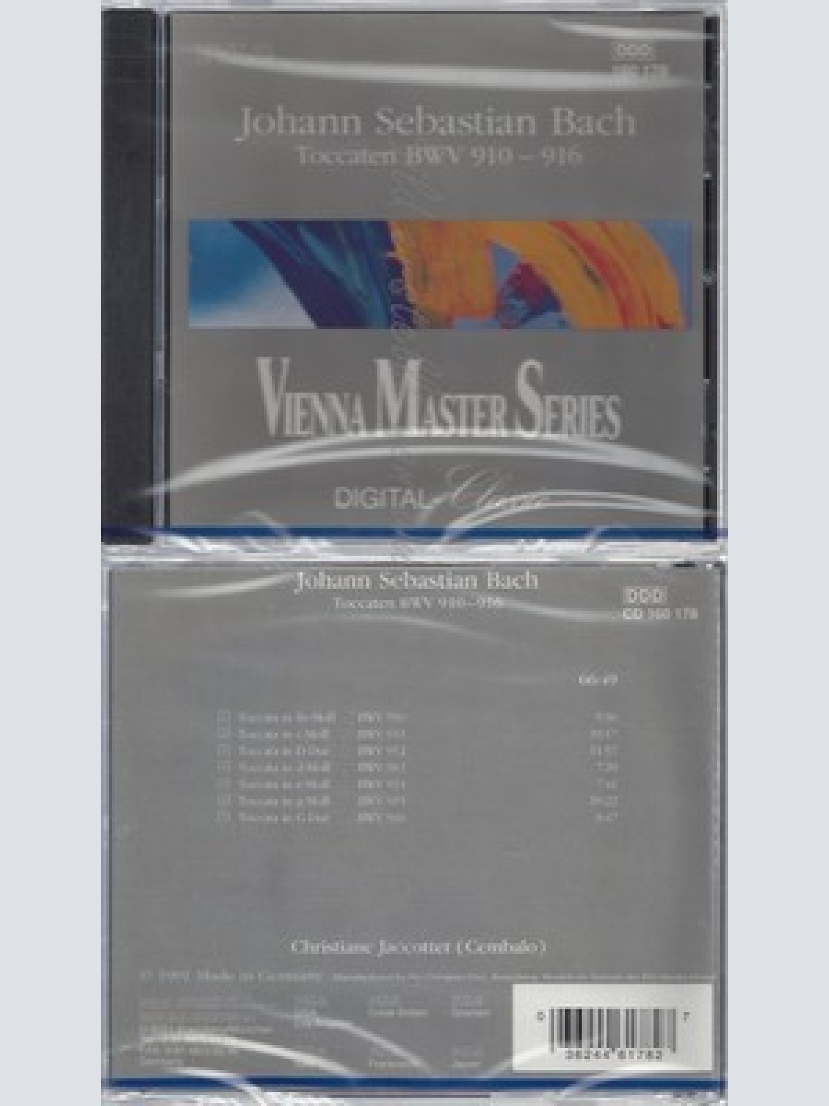 CD--NM-SEALED-BACH UND JACCOTTET -1990- - - -- TOCCATAS, BWV. 910-916