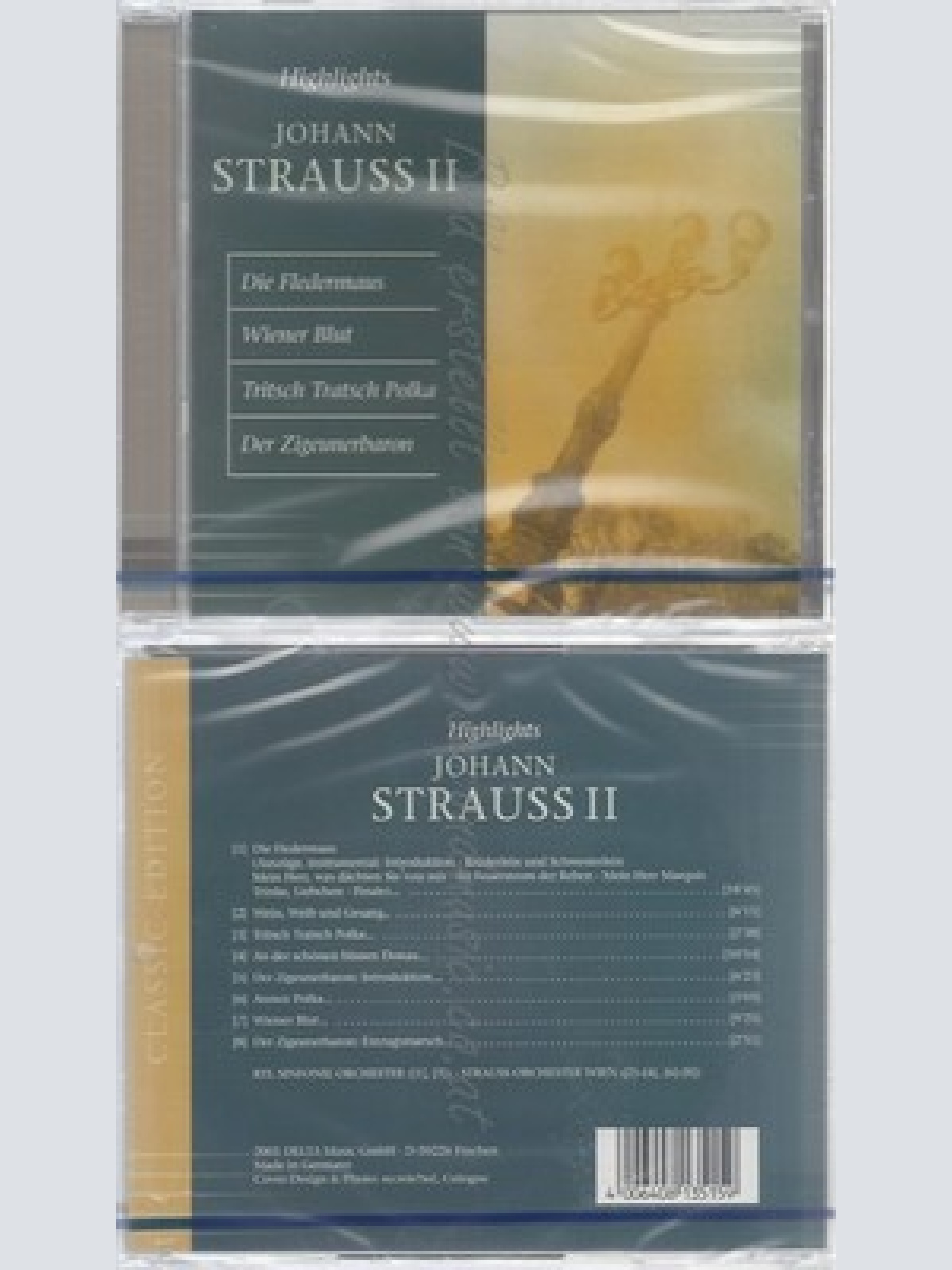 CD--NM-SEALED-RTL SINFONIE ORCHESTER, ++ UND JOHANN -SOHN- STRAUß -KOMPONIST- -
