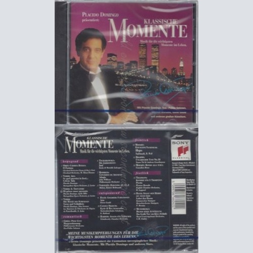 CD--NM-SEALED-PLACIDO DOMINGO - CLASSICAL -- KLASSISCHE MOMENTE