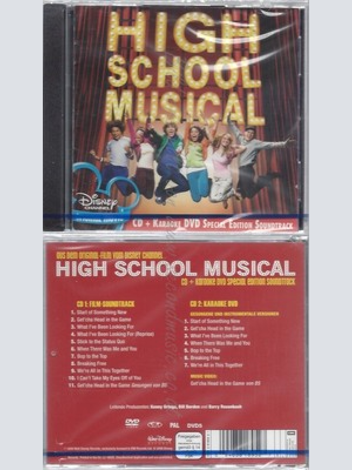 CD--NM-SEALED-OST UND VARIOUS -2006- - CD+DVD -- HIGH SCHOOL MUSICAL -CD+KARAOK