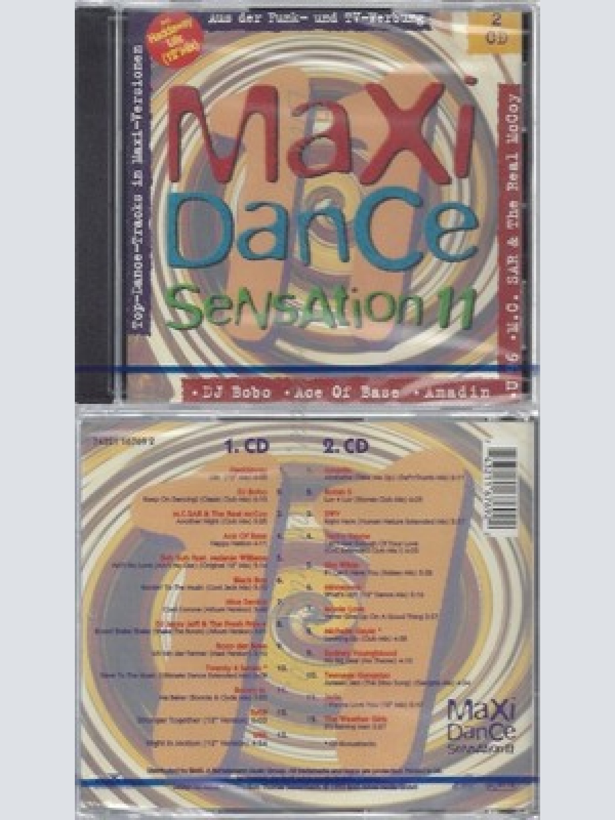 CD--NM-SEALED-HADDAWAY, DJ BOBO, U96 UND MC SAR & REAL MCCOY -1993- -- MAXI DAN