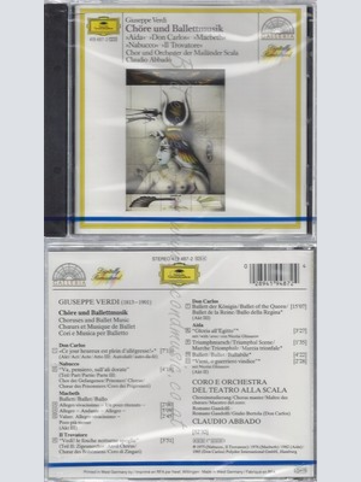 CD--NM-SEALED-CLAUDIO ABBADO, OTSM UND GIUSEPPE VERDI -KOMPONIST- -1987- -- CHÖ