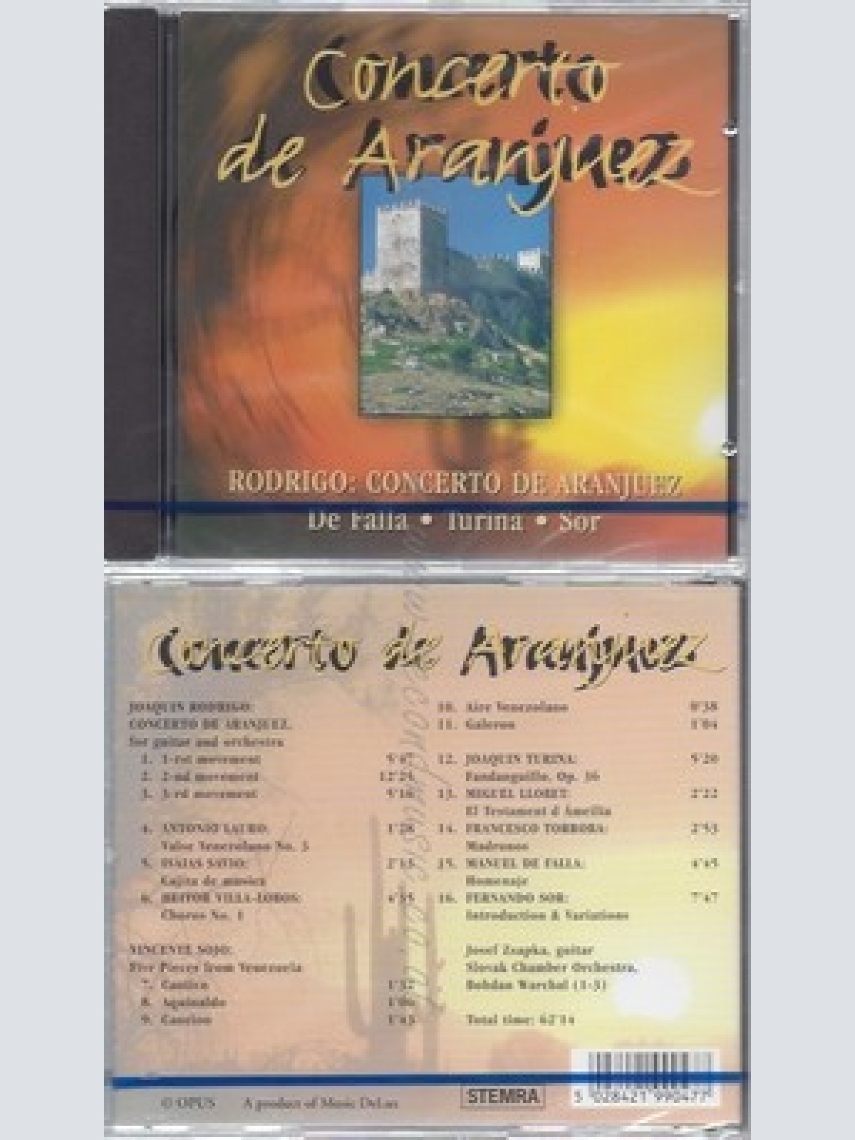 CD--NM-SEALED-SLOVAK CHAMBER O JOSEF SZAPKA, SLOVAK CHAMBER ORCHESTRA UND JOAQU