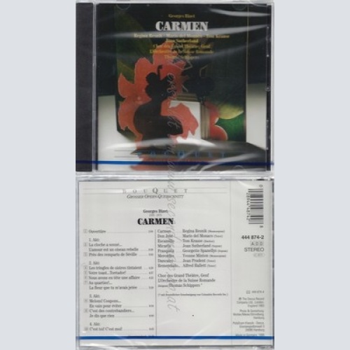 CD--NM-SEALED-RESNIK, DELMONACO, SCHIPPERS UND OSR -1995- -- BIZET: CARMEN -QUE