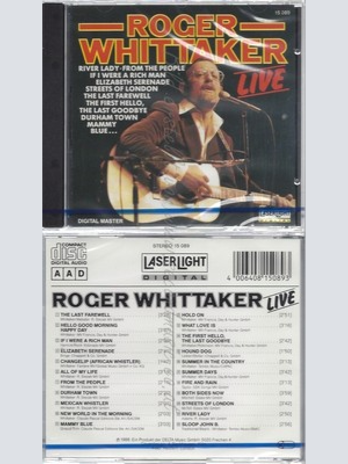 CD--NM-SEALED-ROGER WHITTAKER -1985- -- ROGER WHITTAKER-LIVE
