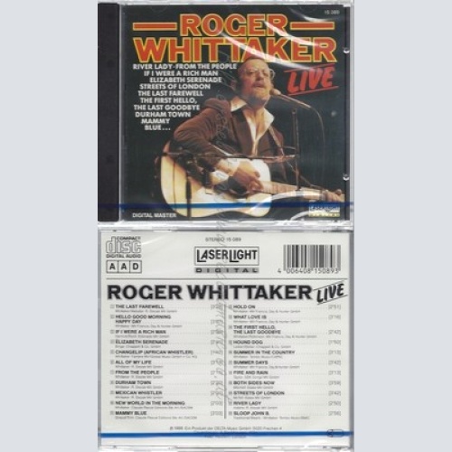 CD--NM-SEALED-ROGER WHITTAKER -1985- -- ROGER WHITTAKER-LIVE