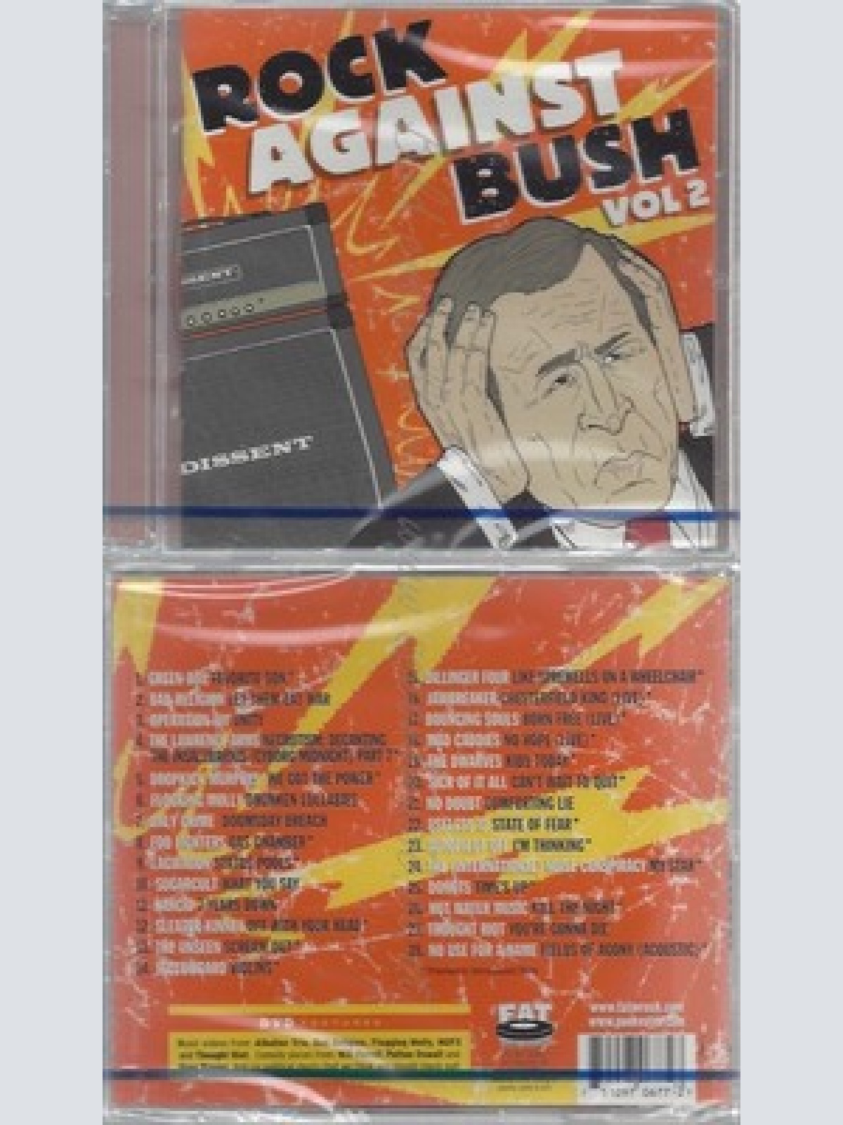 CD--NM-SEALED-VARIOUS -2004- - CD+DVD -- ROCK AGAINST BUSH VOL. 2 -CD + DVD-