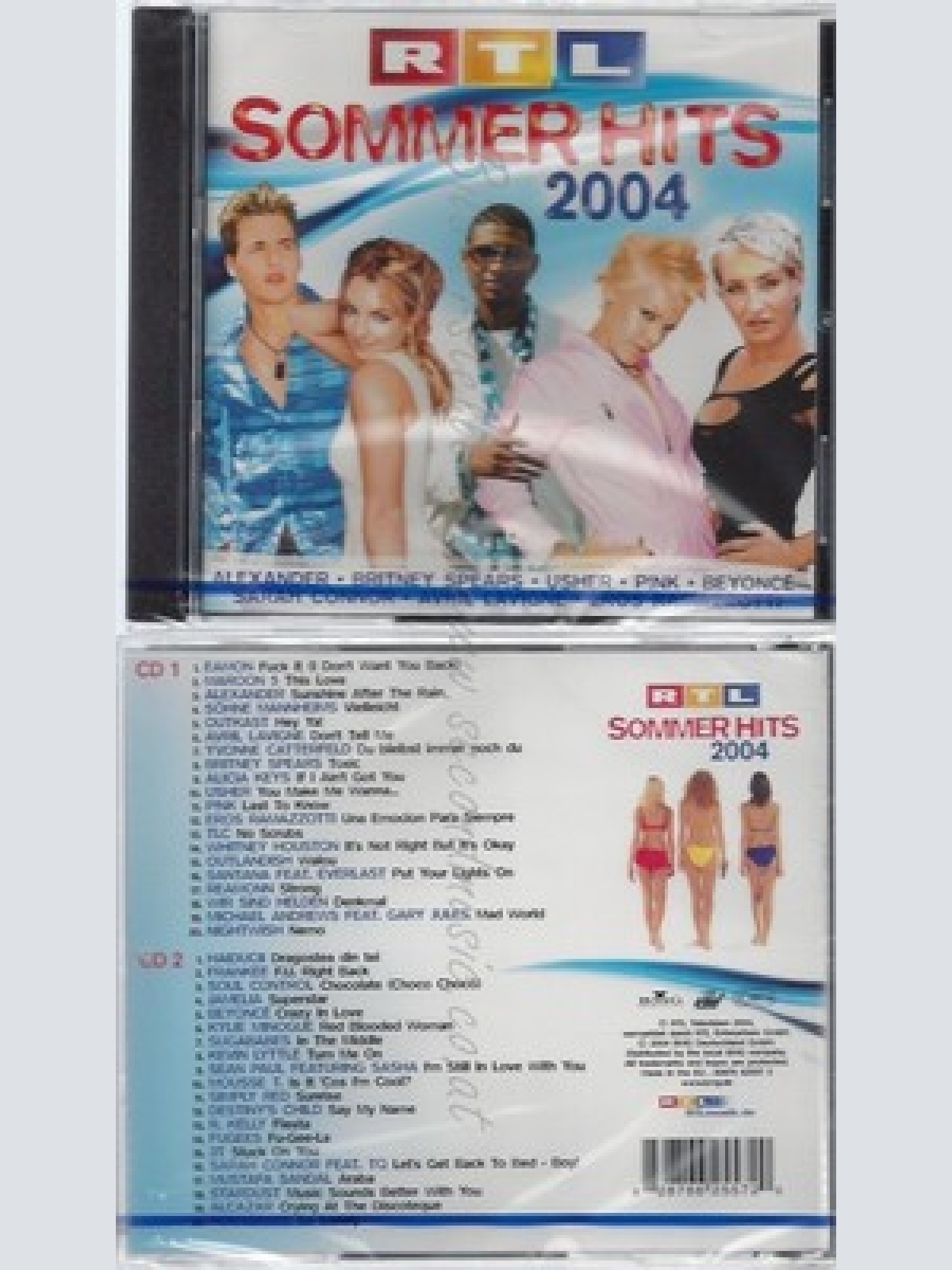 CD--NM-SEALED-VARIOUS -2004- - DOPPEL-CD -- RTL SOMMERHITS 2004