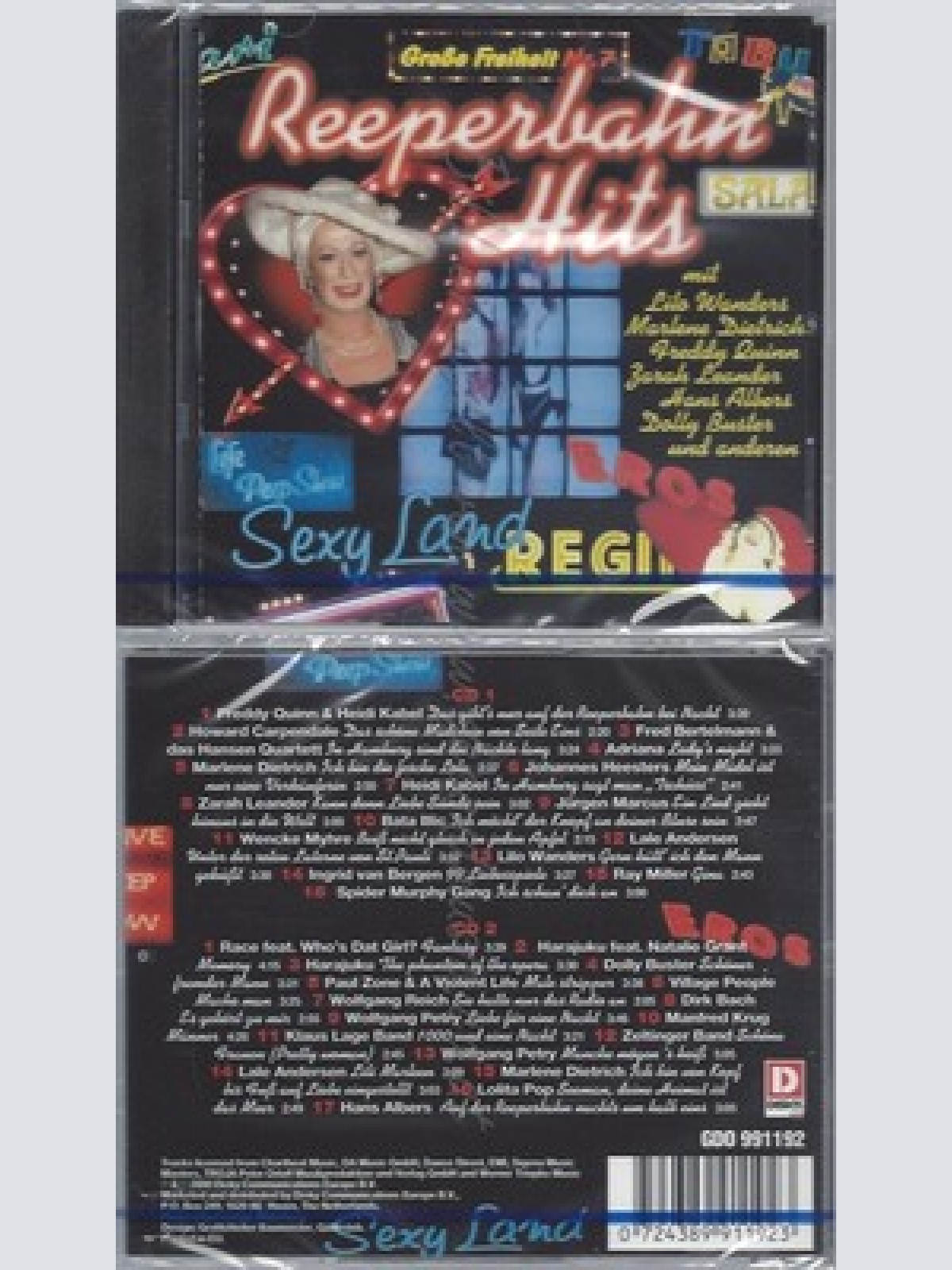 CD--NM-SEALED-VARIOUS -2000- - DOPPEL-CD -- REEPERBAHN HITS