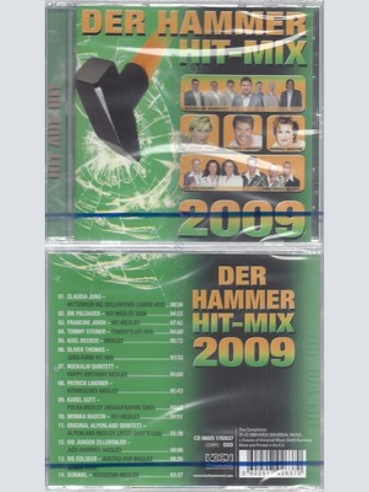 CD--NM-SEALED-VARIOUS -2009- -- DER HAMMER HIT-MIX 2009
