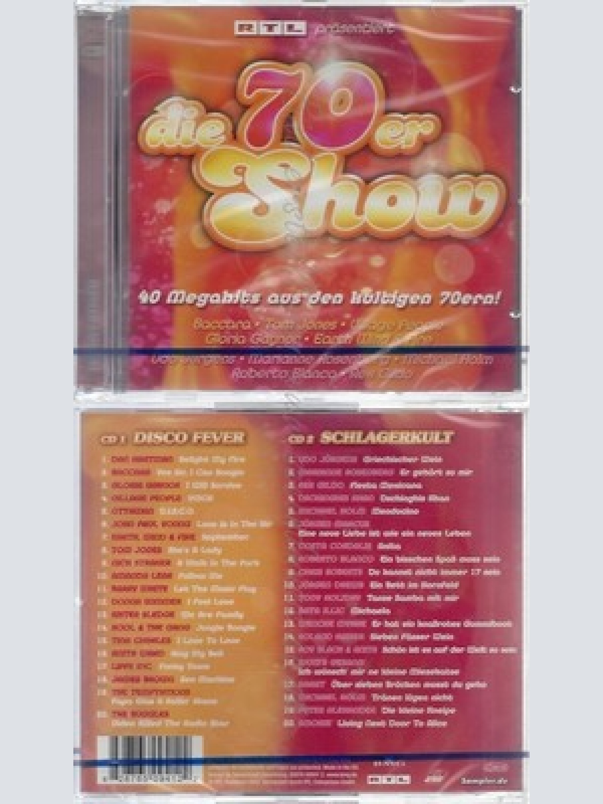 CD--NM-SEALED-VARIOUS -2003- - DOPPEL-CD -- DIE 70ER SHOW-RTL PRÄSENTIERT
